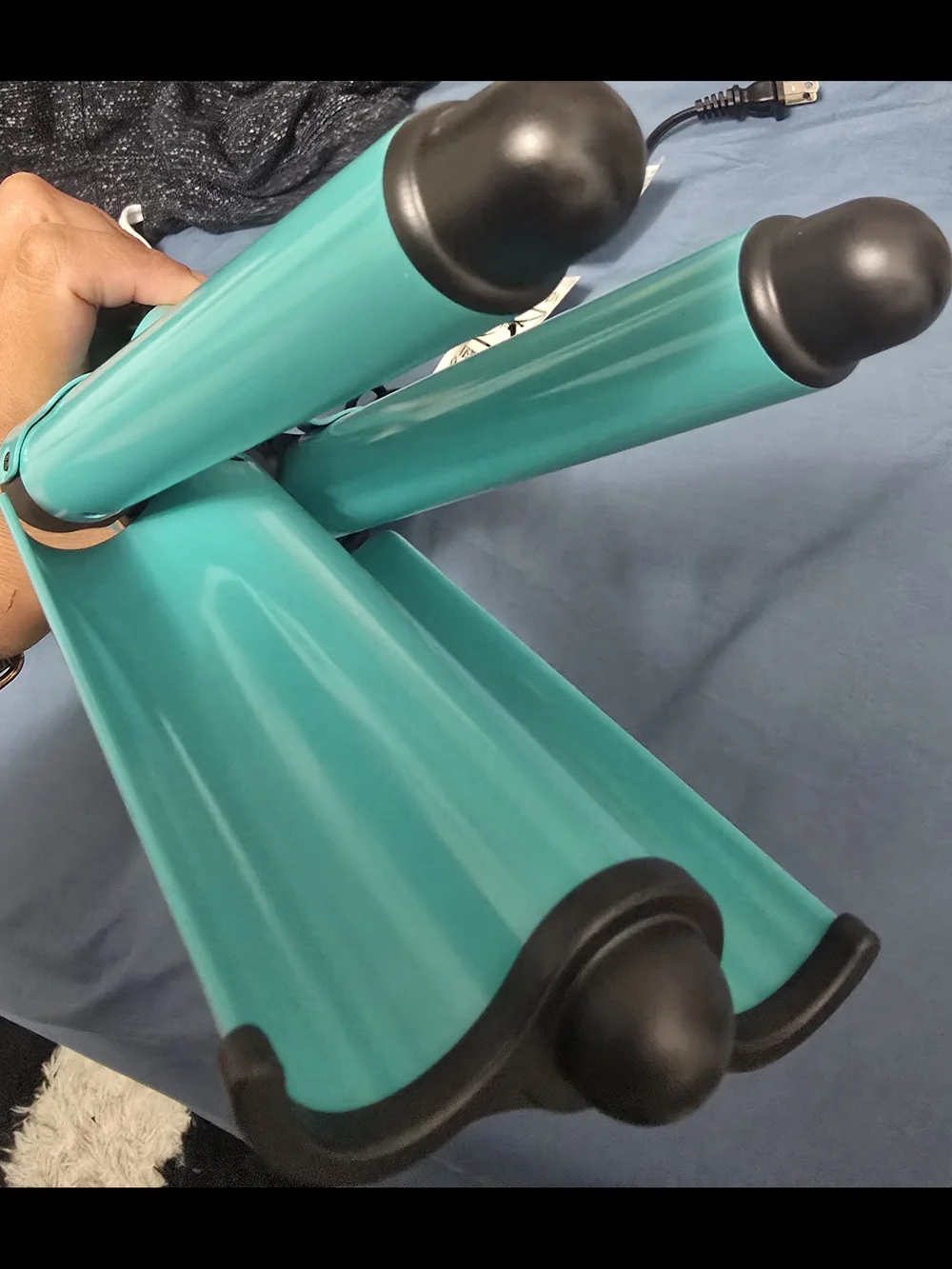 Bed Head by TIGI Triple Barrel Waver in Teal to Purple Ombre